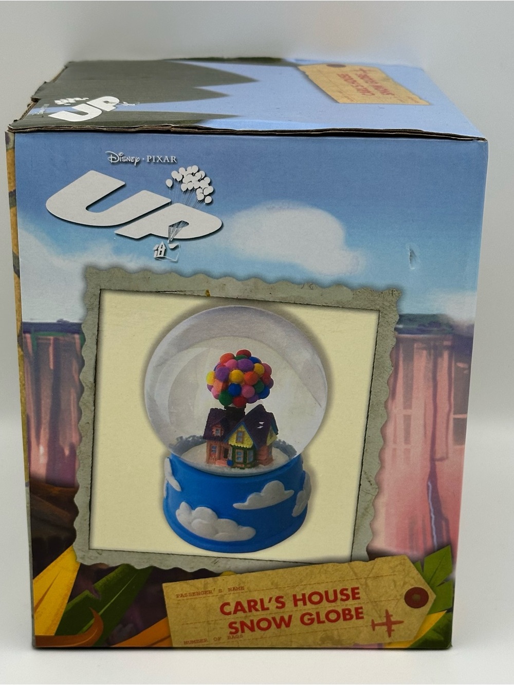 Disney Pixar Up Carl & Ellie's Balloon House Snow Globe Snowglobe In Box